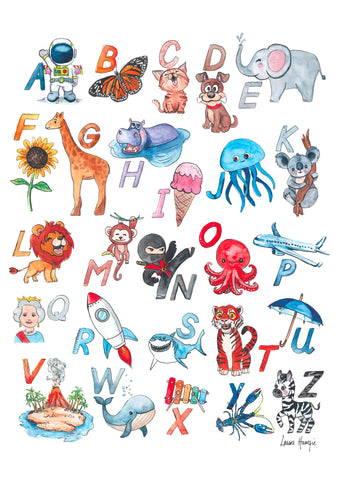 ABC Alphabet Poster