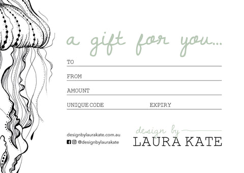 Design by Laura Kate - Gift Voucher