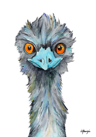 Australian Emu A4 Unframed