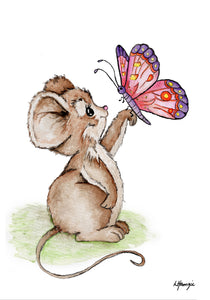 Mary the Mouse with Butterfly